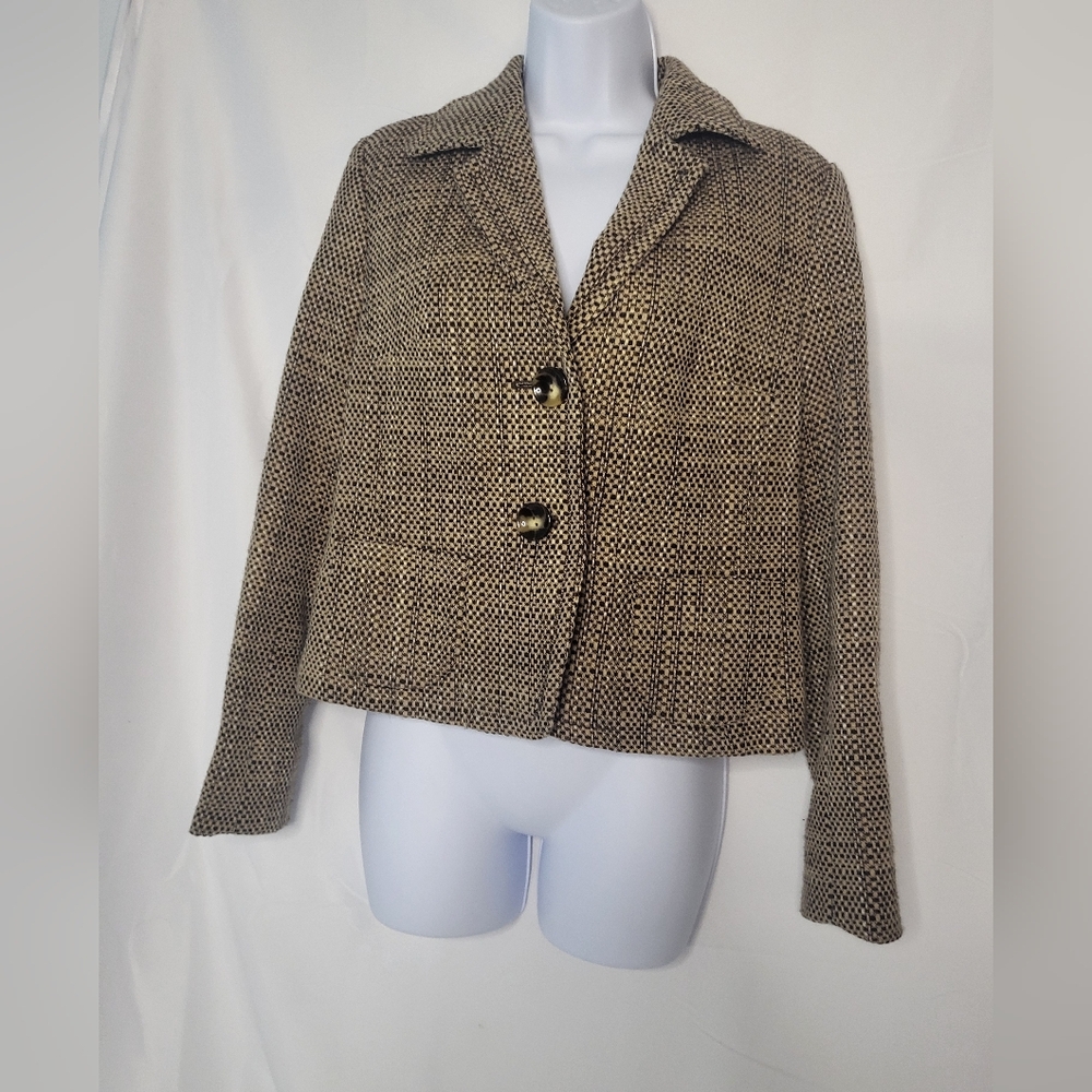 Talbots wool blend blazer